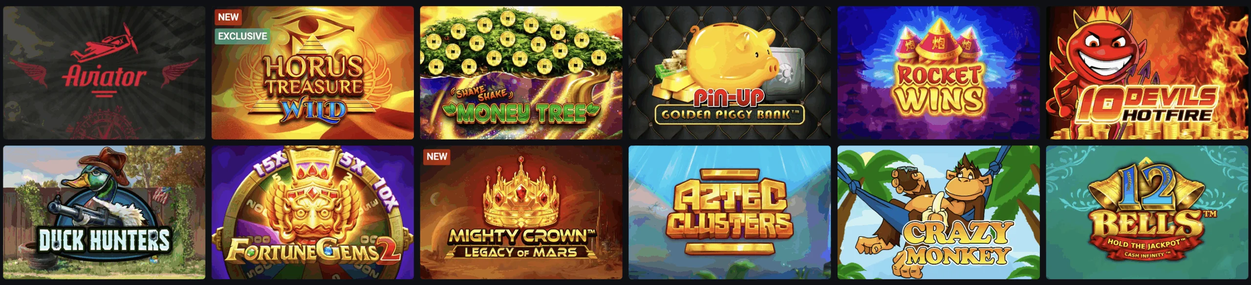 juegos en Pin Up Casino