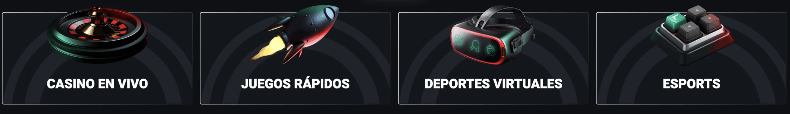 tipos de juegos en Casino Pin Up